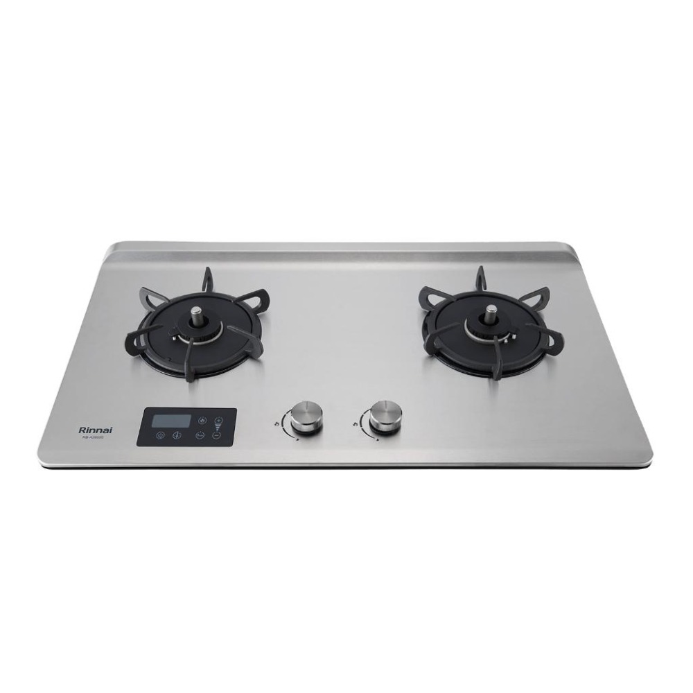 Rinnai 林內 檯面式緻溫玻璃雙口爐 瓦斯爐 五段定溫 熄火安全裝置 黑玻 不鏽鋼 RB-A2660G(B) 含發票-細節圖5