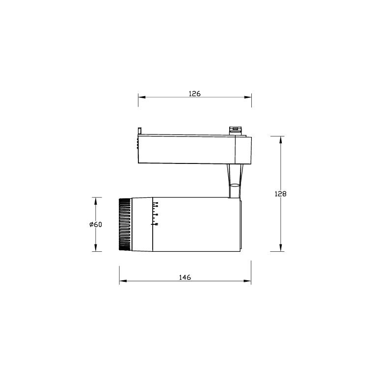 舞光 查爾斯變焦軌道燈 15W 可調焦 軌道燈 一體成型 LED-TRCH15NAA (含發票)-細節圖5