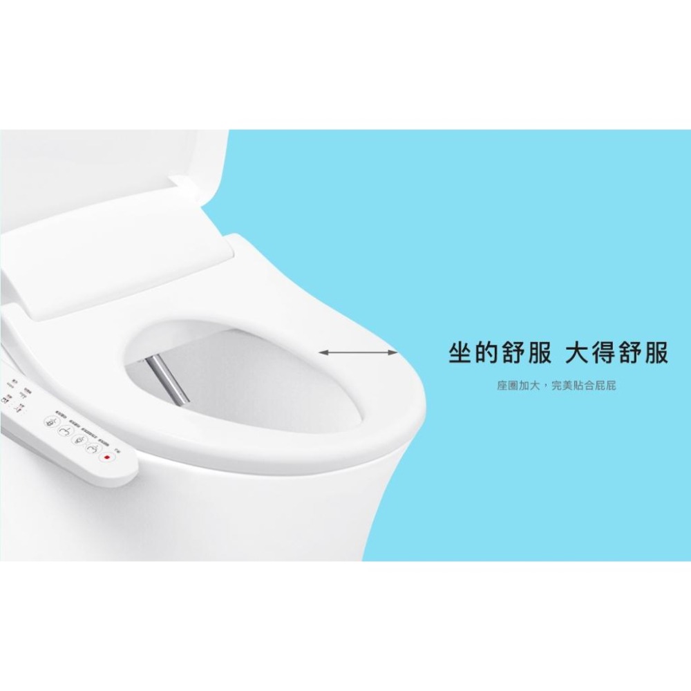 🚚限時免運 Caesar 凱撒 溫水洗淨便座 瞬熱式 免治馬桶座 暖風烘乾 自動除臭 TAF178 (含發票)-細節圖5