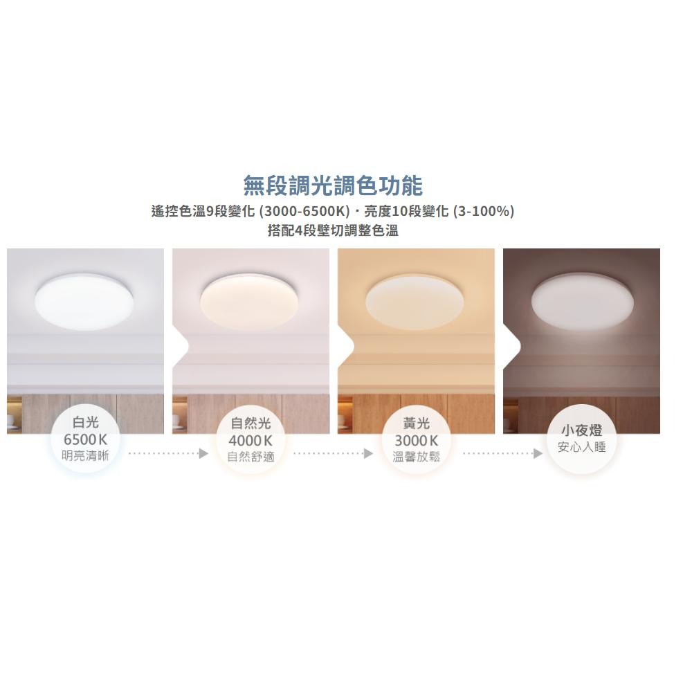 舞光 雲朵遙控吸頂燈 壁切遙控 輕盈 快裝 吸頂燈 房間燈 客廳燈 D-CEN30DM (含發票)-細節圖3