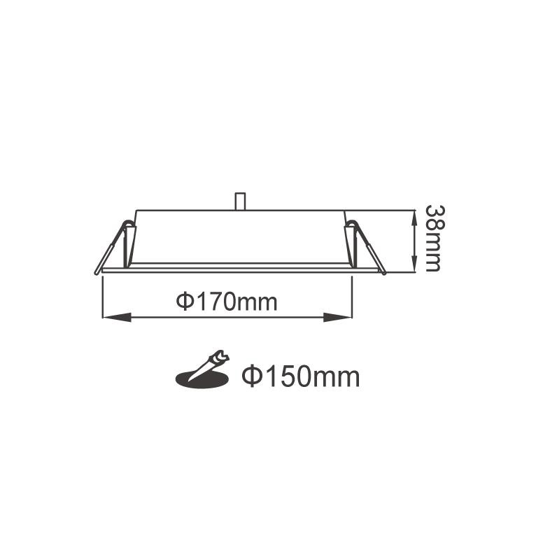 舞光 15公分尼莫防水崁燈 防塵防水 防水崁燈 浴室燈 陽台燈 OD-15DON16D (含發票)-細節圖6
