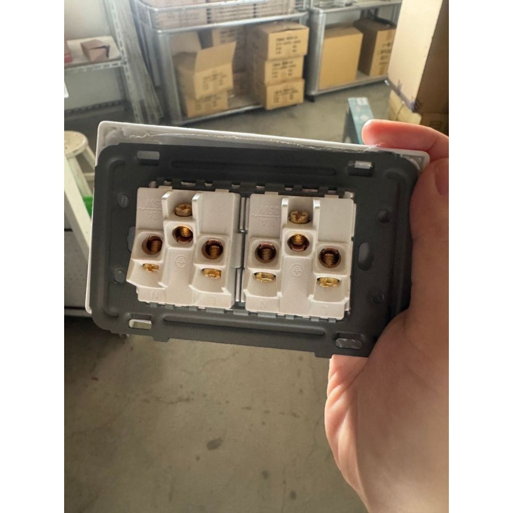 Taishiba 台芝 萬用單插座 埋入式 萬國插頭 相容各國插頭 全電壓 TGC141 TGC142 (含發票)-細節圖4