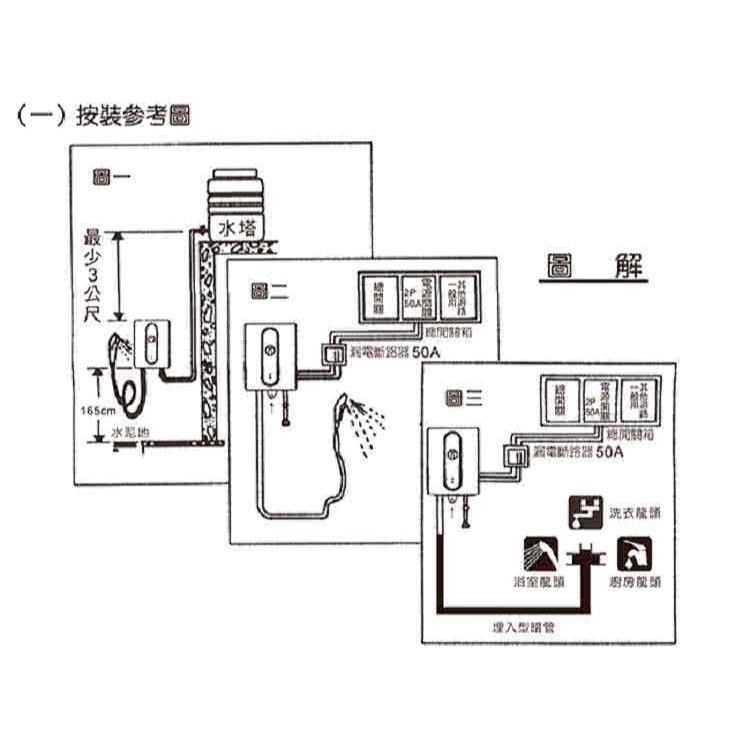 SAKURA 櫻花牌 五段調溫電熱水器 瞬熱 即熱 過熱跳脫 漏電保護 SH-186 ( 含發票 )-細節圖3