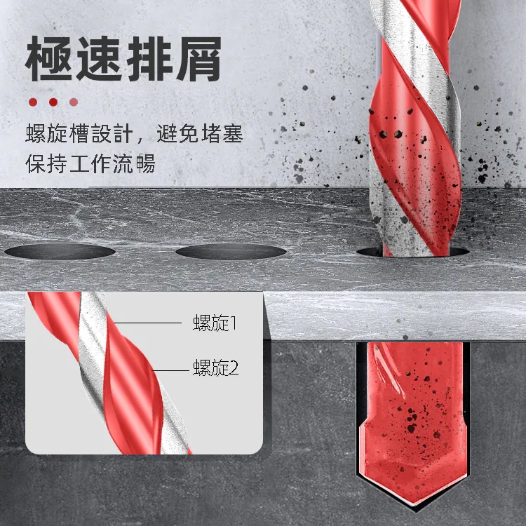 土耳門 萬用．HEX六角水泥鑽頭 頭 水泥鑽 六角柄水泥鑽頭 萬用鑽頭 (含發票)-細節圖5