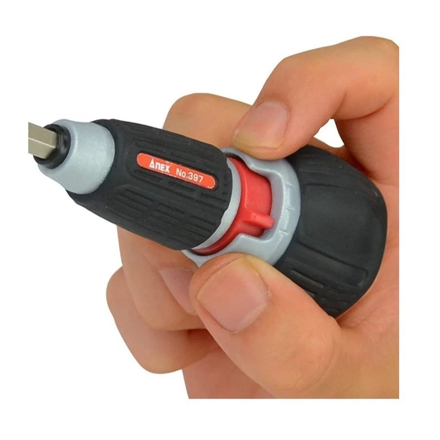 ANEX 72齒替換棘輪起子 棘輪起子 正反轉可切換 可替換起子頭 397-D (含發票)-細節圖2