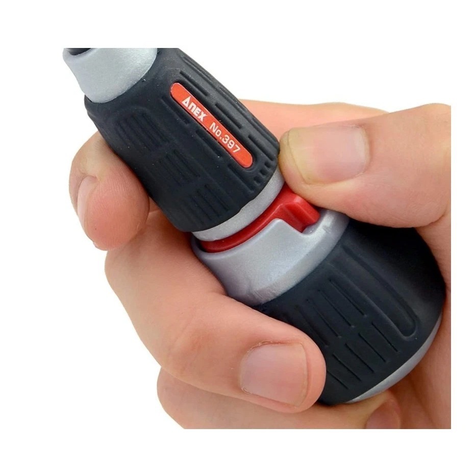 ANEX 72齒替換棘輪起子 棘輪起子 正反轉可切換 可替換起子頭 397-D (含發票)-細節圖4