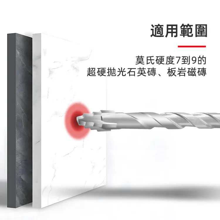 土耳門 超硬．六角階梯鑽頭（磁磚專攻）超高硬度 六角鑽頭 磁磚鑽頭 水泥鑽尾 高硬度磁磚 (含發票)-細節圖3