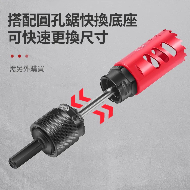 土耳門 SUPERIOR．多功能硬質合金圓孔鋸 25-65mm 快拆設計 圓穴鑽 圓型開孔器 (含發票)-細節圖7