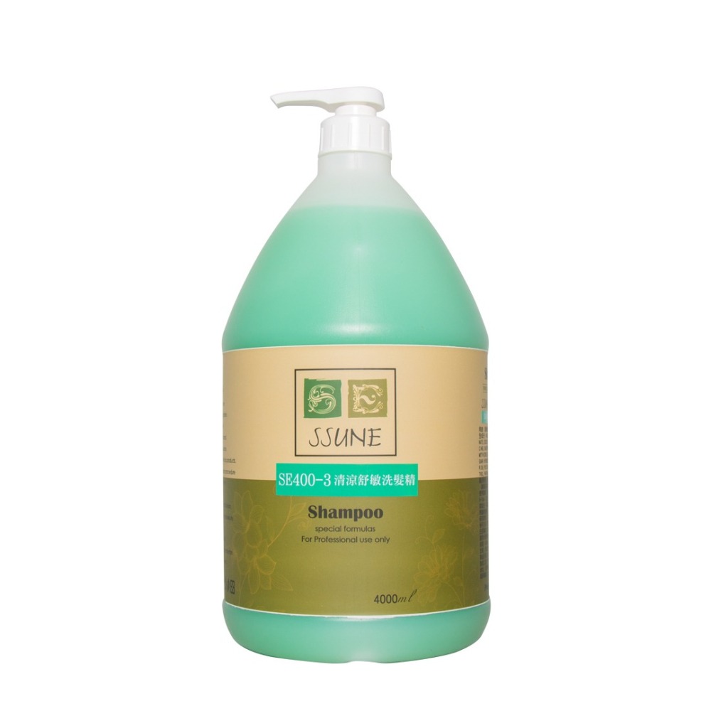 SSUNE 植感原萃洗髮精－綠茶木絨 4000ml／洗髮乳／舒緩／調理頭皮／清爽／控油／綠茶／木絨-細節圖5
