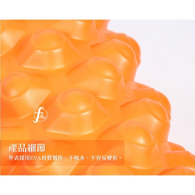 【EVA／硬度60D】實心瑜珈柱35公分／EVA顆粒／瑜珈滾輪／指壓瑜珈棒／按摩滾輪／顆粒／狼牙棒滾筒／瑜珈滾筒-細節圖3