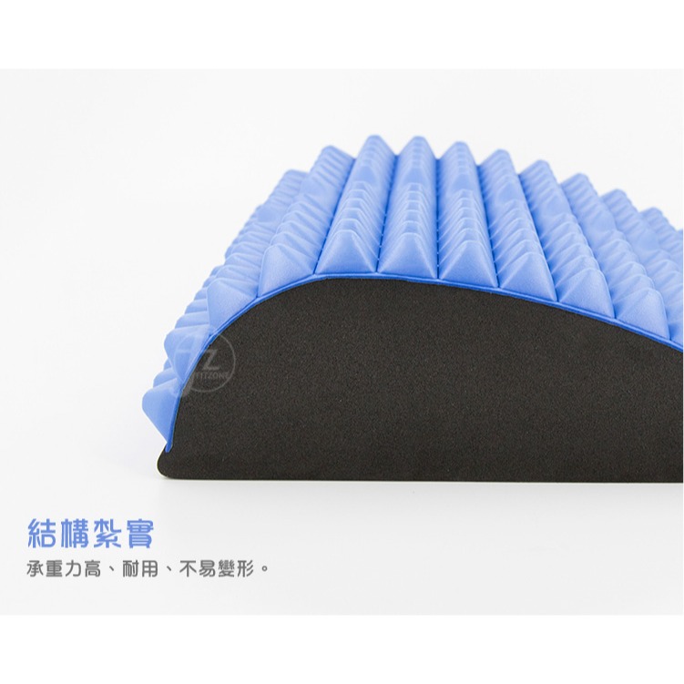 《斜坡款》瑜珈臥墊／仰臥起坐墊／舒壓墊／伸展墊／按摩墊／台灣製造-細節圖4