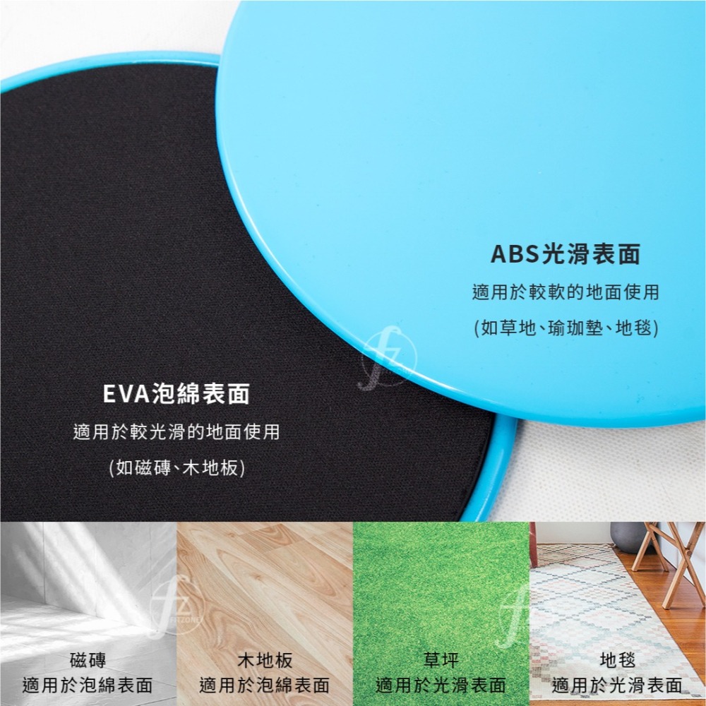 【兩入一組】健身滑盤／滑行墊／滑行盤／訓練滑盤／核心運動／瑜珈-細節圖3