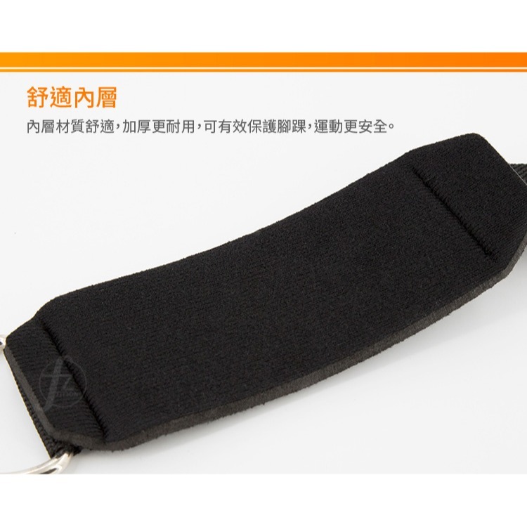 【重訓配件】健身足踝帶(單入)／綁腿帶／腳踝扣帶／重量訓練／臀部／腿部／健身器材配件-細節圖4