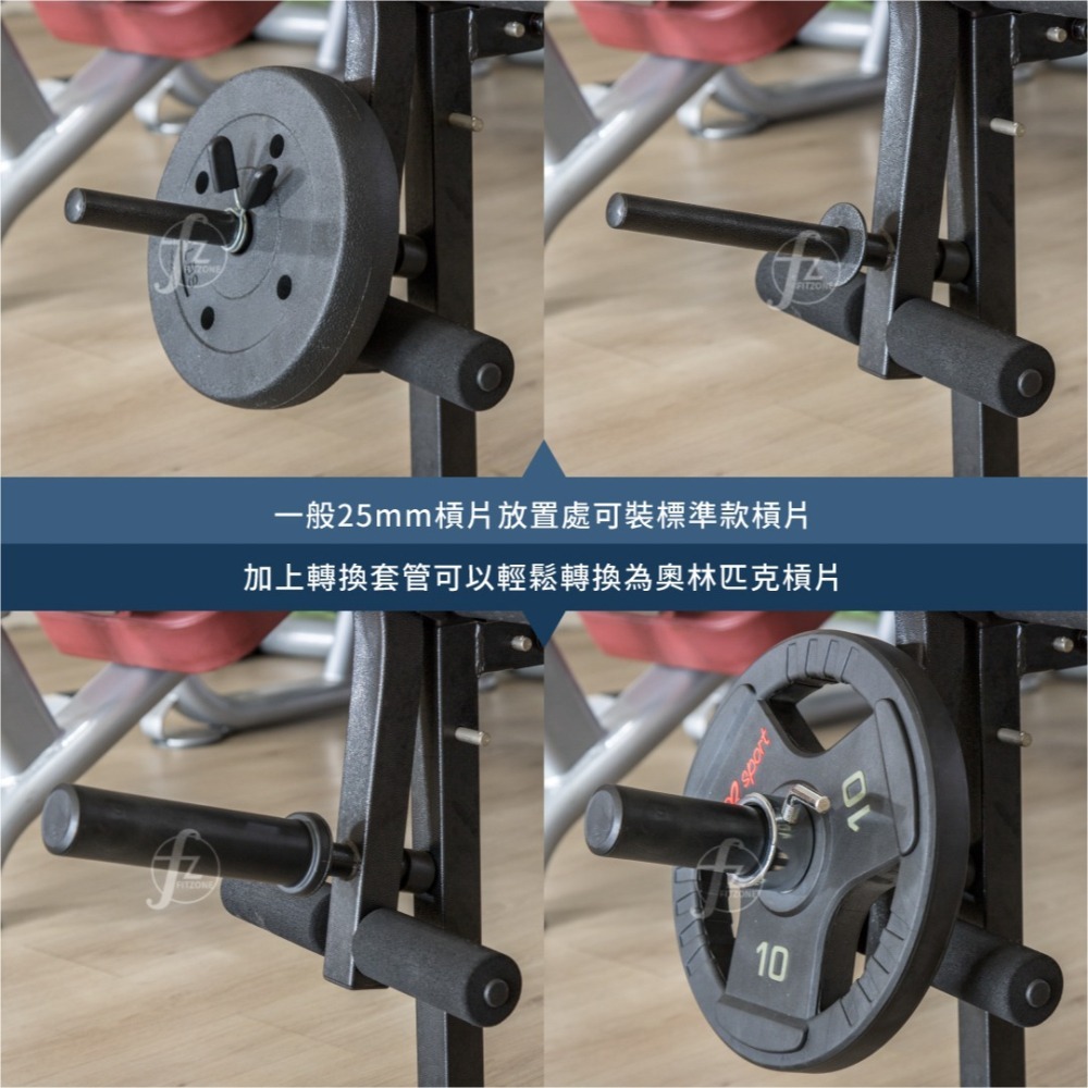 【短款】轉換套管（21cm）單入／槓鈴桿轉換／小孔轉大孔／奧林匹克槓片／重訓／健身／槓片-細節圖4