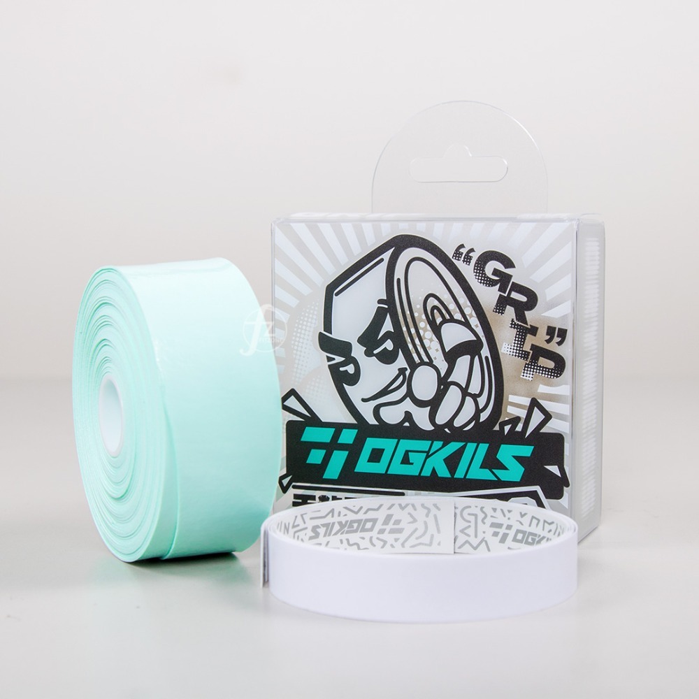 【OGKILS】乾黏型吸汗握把布／球拍握把膠／羽毛球手膠／握把纏繞帶／羽球／網球／握把布／毆擊-規格圖5