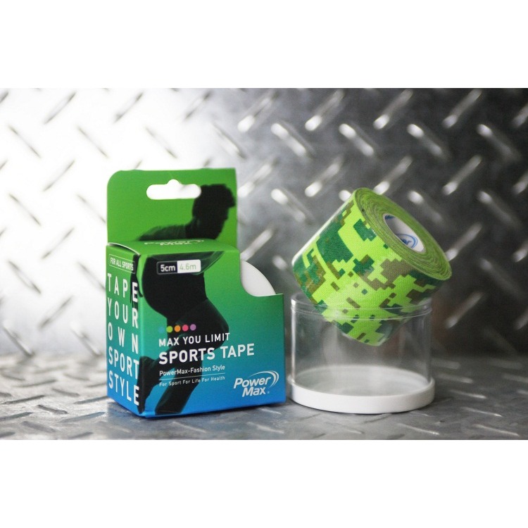 【附肌貼盒】Power Max 給力貼－圖騰款／運動貼布／肌貼／肌能貼／羽球／肌肉貼布／彈性貼布／防拉傷-細節圖5
