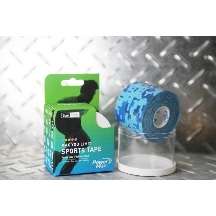 【附肌貼盒】Power Max 給力貼－圖騰款／運動貼布／肌貼／肌能貼／羽球／肌肉貼布／彈性貼布／防拉傷-規格圖8