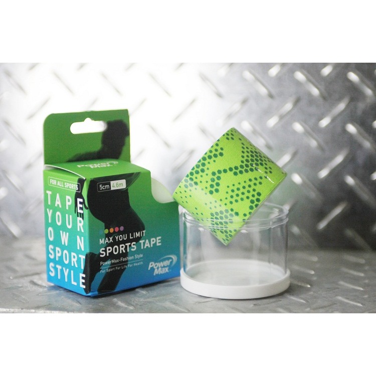 【附肌貼盒】Power Max 給力貼－圖騰款／運動貼布／肌貼／肌能貼／羽球／肌肉貼布／彈性貼布／防拉傷-規格圖8