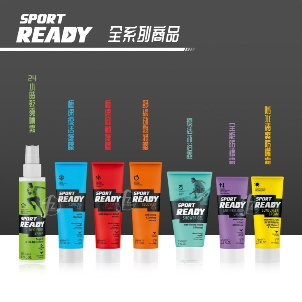 【Sport Ready】復活沐浴露 150ml、15ml／運動沐浴乳／三合一沐浴乳／舒緩疲勞／運動保養-細節圖5