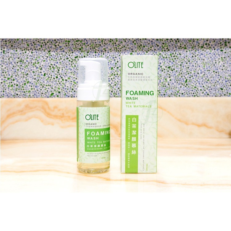O＇LITE 歐莉特－白茶潔顏慕絲 150ml／洗面慕絲／洗臉／潔淨髒汙／保濕／清潔毛孔／olite-細節圖6