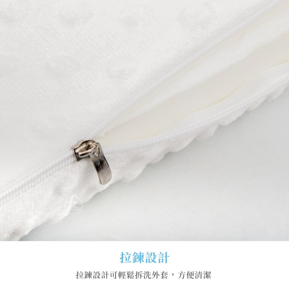 【單入】太空記憶枕／慢回彈／枕頭頸椎紓壓／天鵝絨表布／枕頭／頸枕-細節圖4