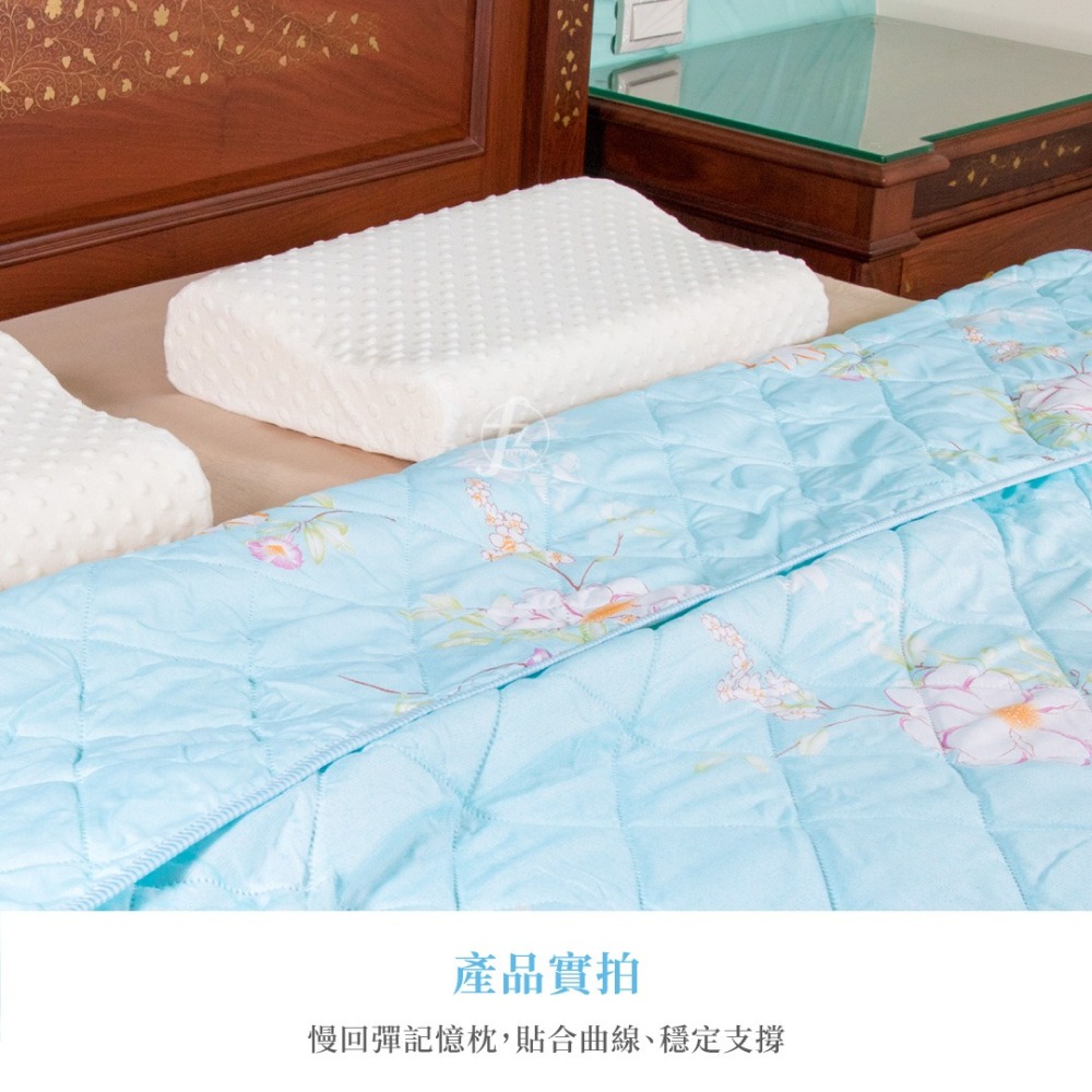【單入】太空記憶枕／慢回彈／枕頭頸椎紓壓／天鵝絨表布／枕頭／頸枕-細節圖7