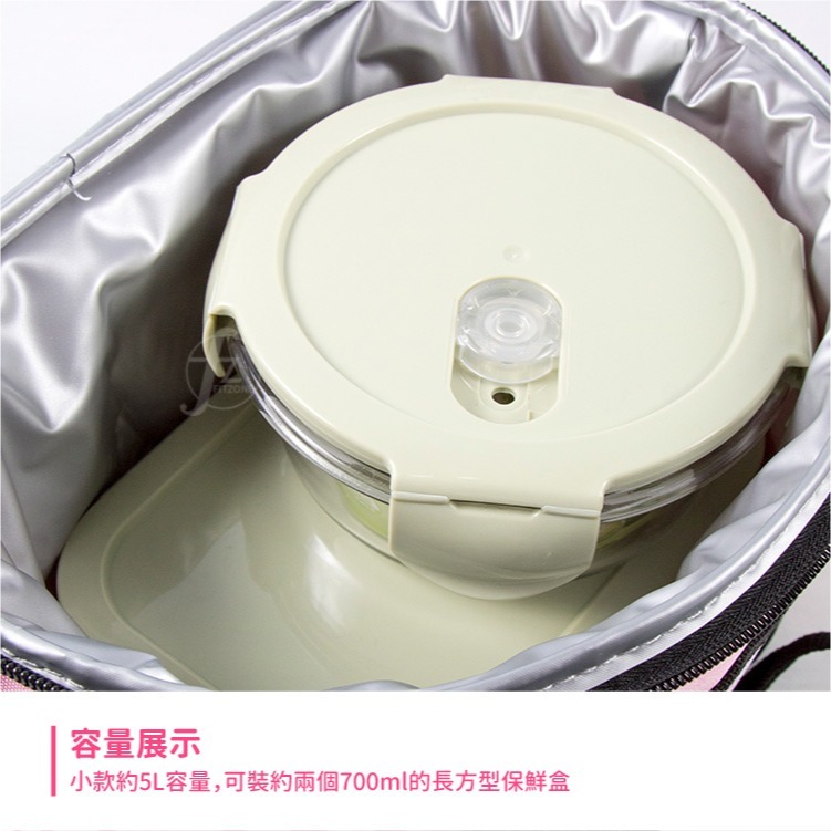 【小款5L】手提保冷袋／保溫袋／野餐袋／便當袋／保鮮包／野餐包／保冰袋-細節圖5