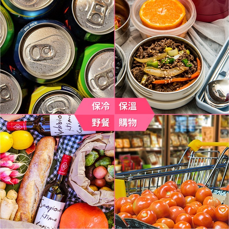 【小款5L】手提保冷袋／保溫袋／野餐袋／便當袋／保鮮包／野餐包／保冰袋-細節圖7