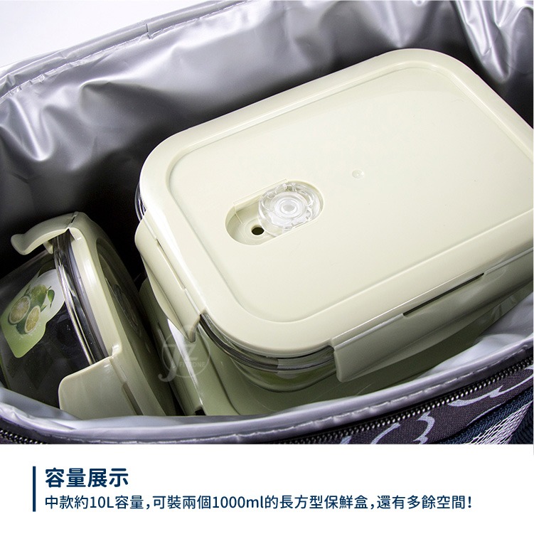 【中款10L】手提保冷袋／保溫袋／野餐袋／便當袋／保鮮包／野餐包／保冰袋-細節圖5