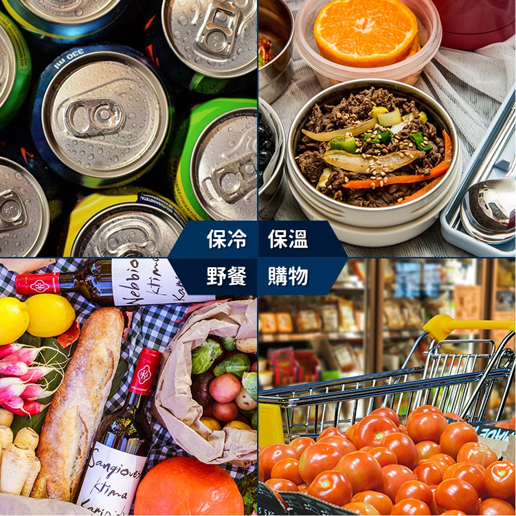 【中款10L】手提保冷袋／保溫袋／野餐袋／便當袋／保鮮包／野餐包／保冰袋-細節圖7