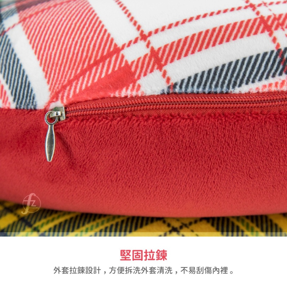 《格紋款》U型記憶頸枕／旅行枕／午睡枕／汽車頭枕／飛機枕／護頸枕／U型枕／記憶棉 / 記憶枕-細節圖4