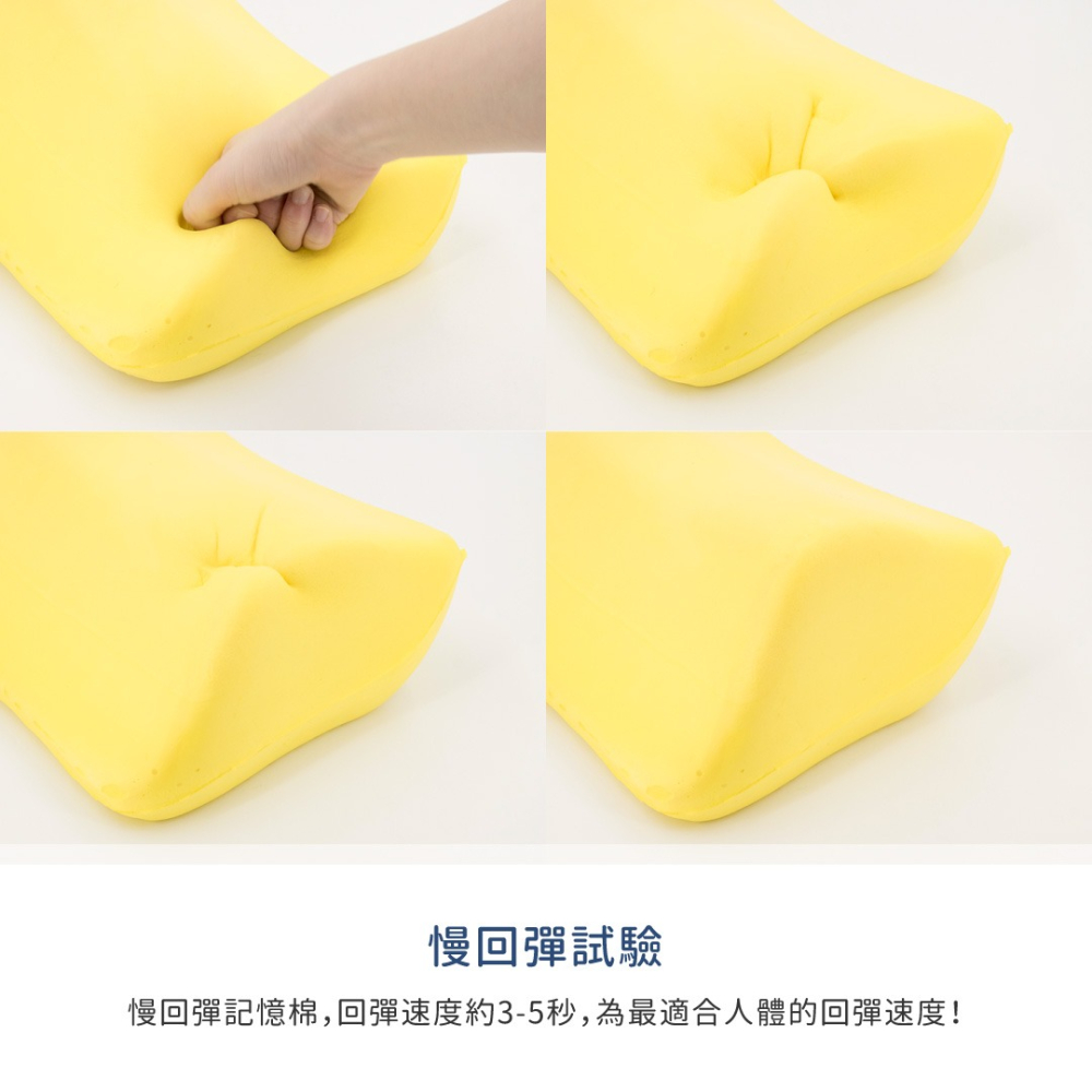 《慢回彈》頭枕腰靠組合／記憶棉／靠墊／頭枕／車用／家用／辦公室 / 記憶枕-細節圖4