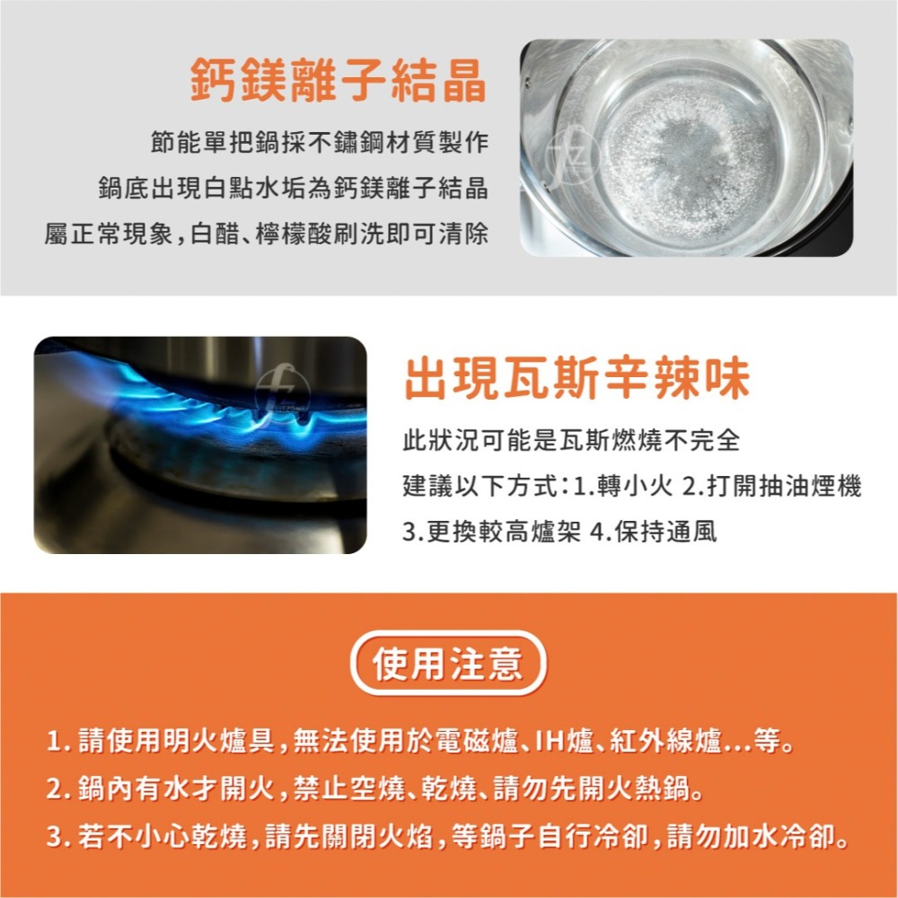 【鍋教授】304不鏽鋼樂活節能鍋（24cm）／瓦斯節能鍋／鰭片鍋／雪平鍋／三層蒸鍋-細節圖6