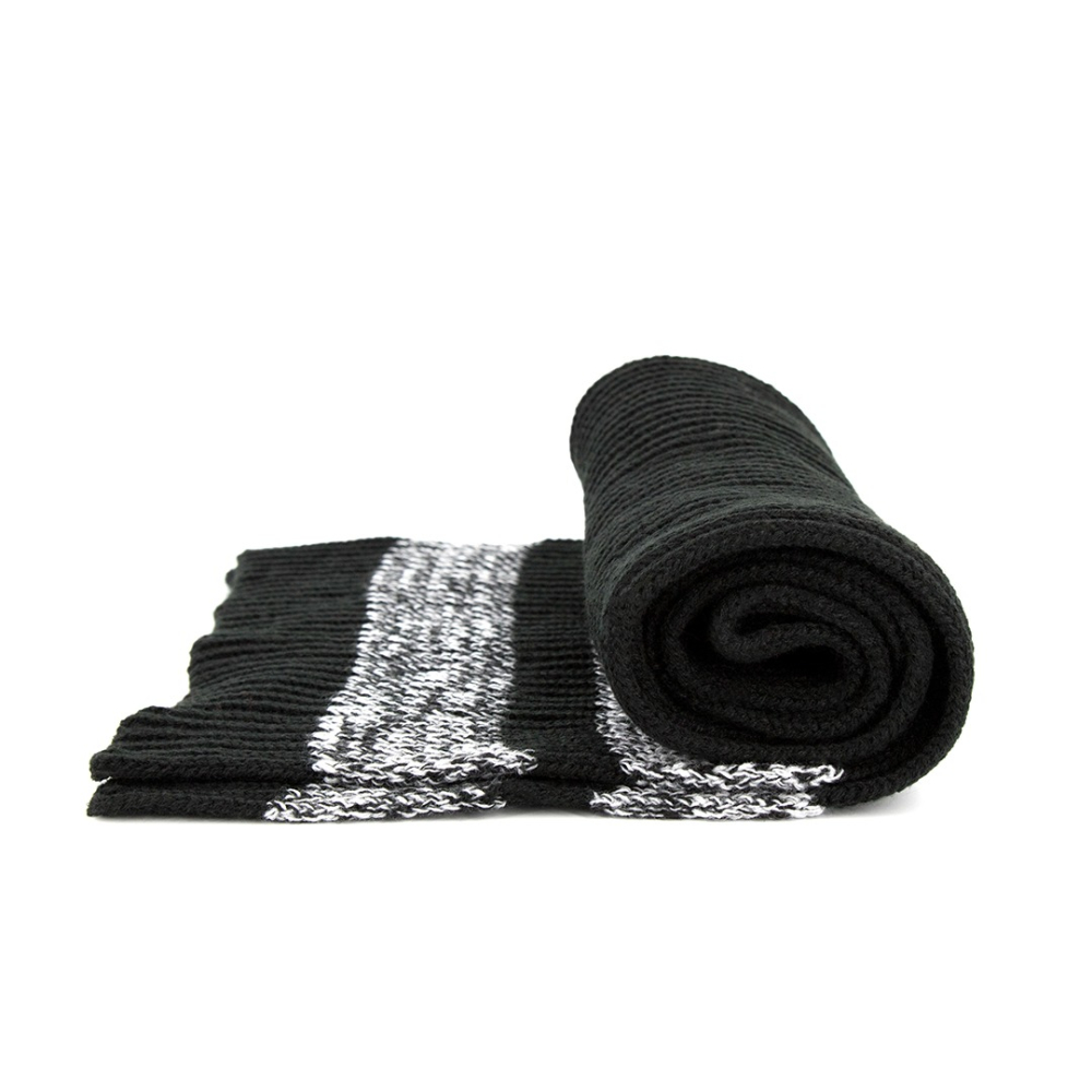 【秋冬保暖】混織白條紋針織圍巾／毛線圍巾／秋冬保暖／男性圍巾／男生圍巾／中性圍巾／父親節禮物／生日禮物／聖誕節交換禮物-細節圖7