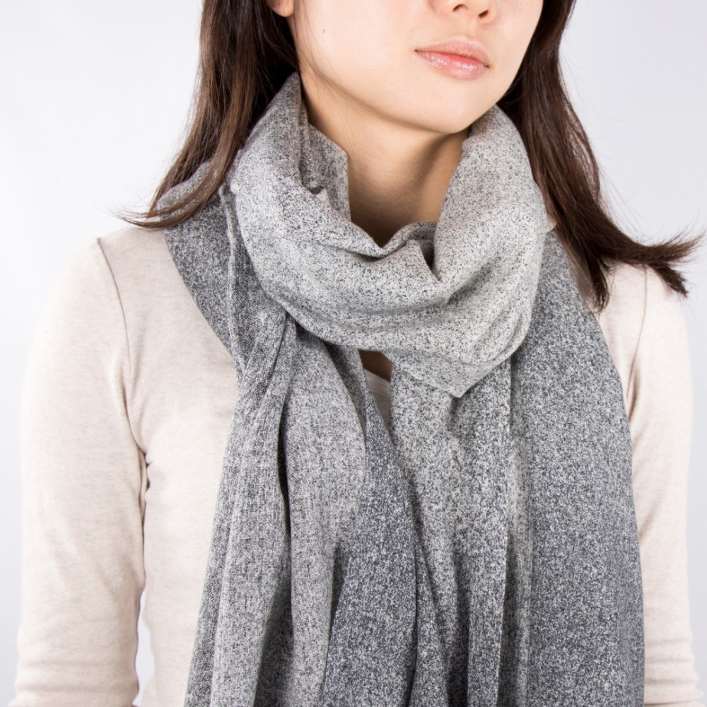 【秋冬保暖】羊絨兩用圍巾（雜訊風）／男士圍巾／父親節禮物／生日禮物／披肩／披巾／漸層雜訊風／秋冬保暖／聖誕節交換禮物-細節圖6