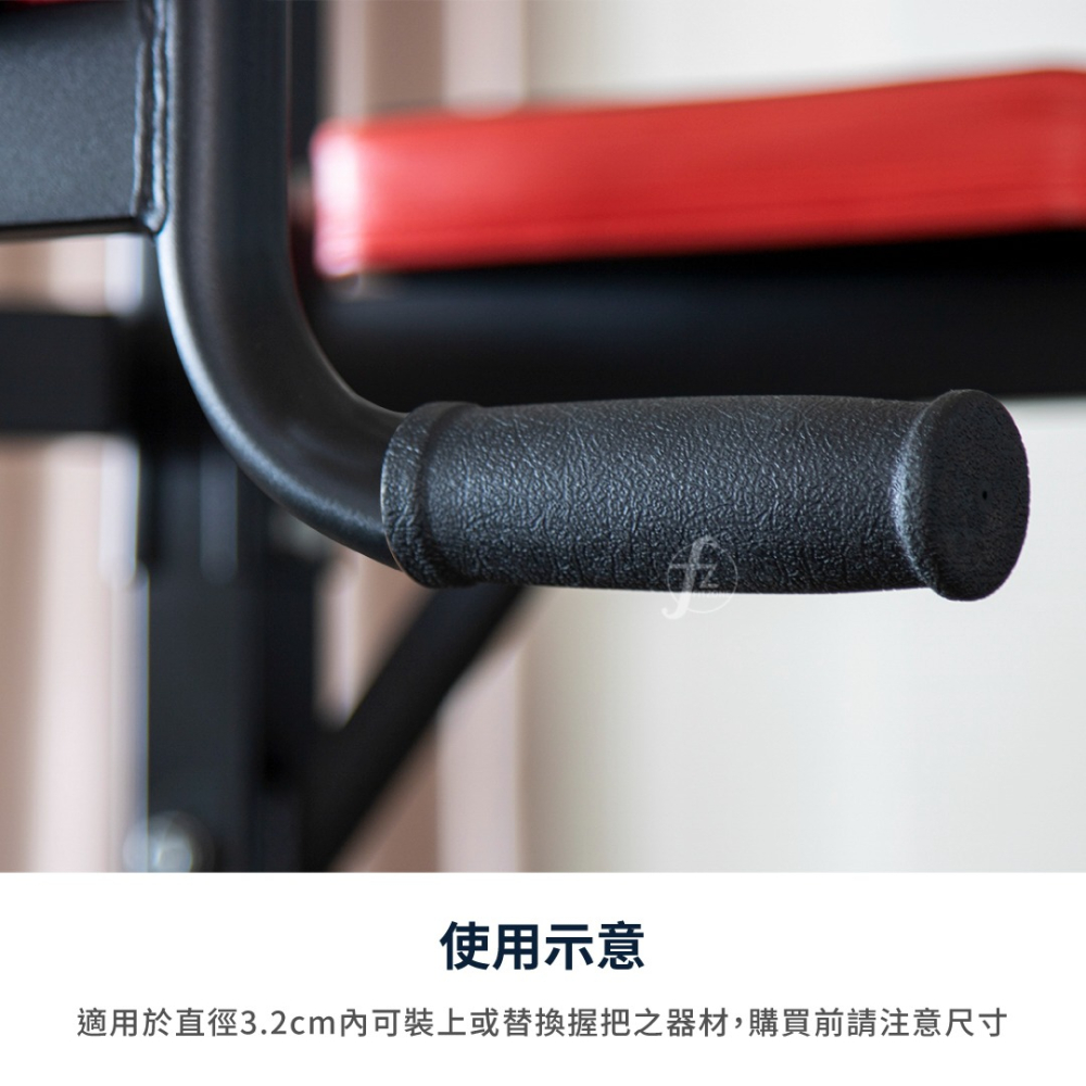 【孔徑3.2cm】台灣製握把套（二入一組）／器材握把／塑膠握把／配件／止滑握把套／重訓器材配件-細節圖4