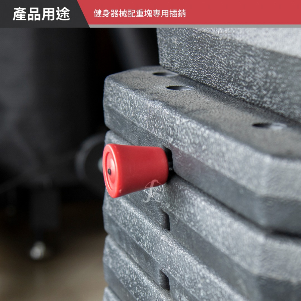 【ABSPORT】磁性配重塊插銷（無扣繩）／訓練器配重插銷／健身器材配件／重訓配件-細節圖5