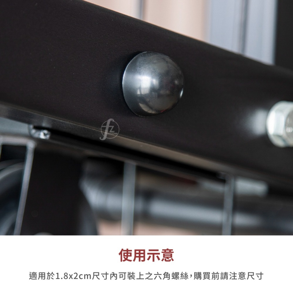 【ABSPORT】六角螺絲專用帽蓋（二入一組）／內對邊18mm／器材配件／保護蓋／螺帽蓋／五金配件-細節圖4