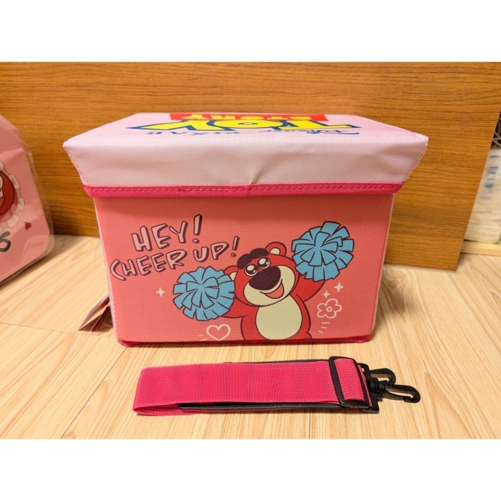 迪士尼 史迪奇 熊抱哥，正版可折疊萬用收納盒（附背帶）-規格圖6