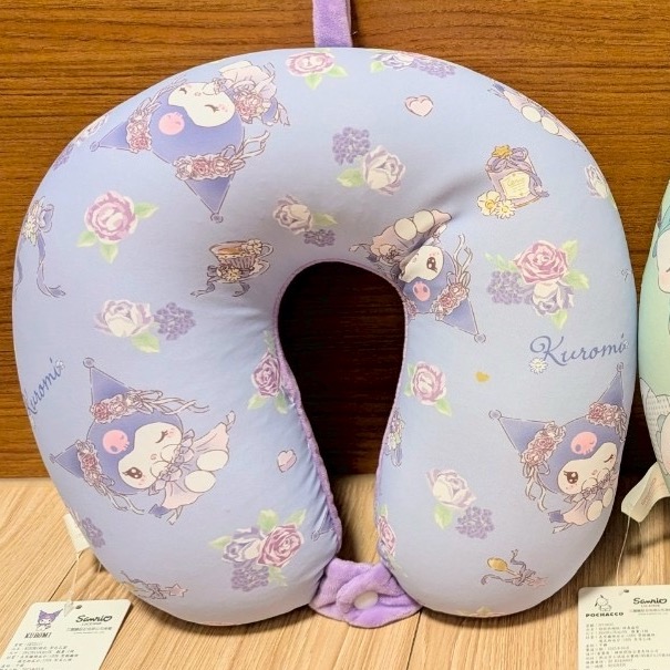 正版雷標三麗鷗頸枕酷洛米 布丁狗 帕恰狗-規格圖2