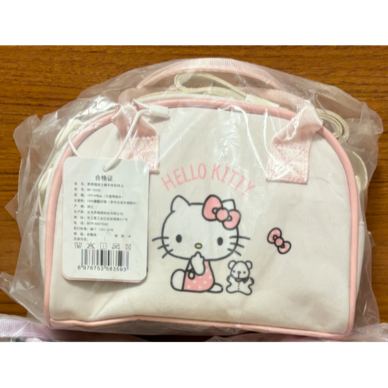 正版授權 三麗鷗手提肩背兩用包 波士頓小包 庫洛米/美樂蒂/凱蒂貓KITTY-規格圖5