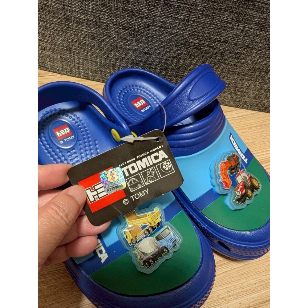 正版雷標TOMICA發光兒童拖鞋現貨尺寸21公分-細節圖3