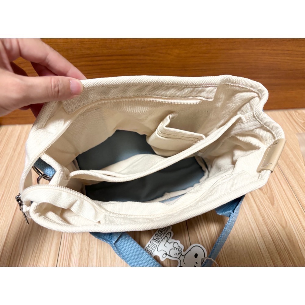 史努比聯名手提肩背兩用托特包-細節圖3