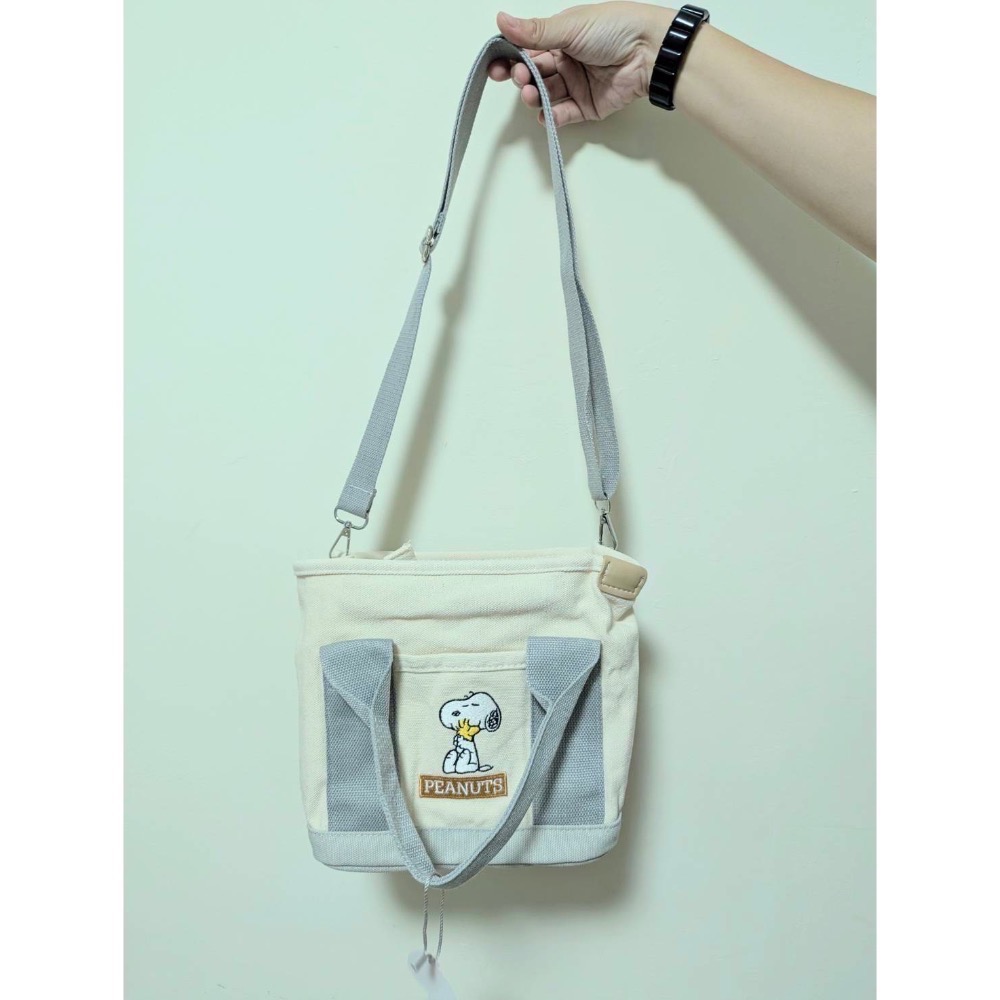 史努比聯名手提肩背兩用托特包-細節圖6