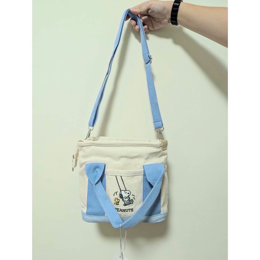 史努比聯名手提肩背兩用托特包-細節圖7