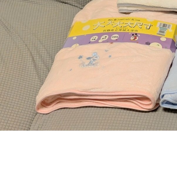 正版授權 迪士尼 米奇 大浴巾 毛巾-規格圖5