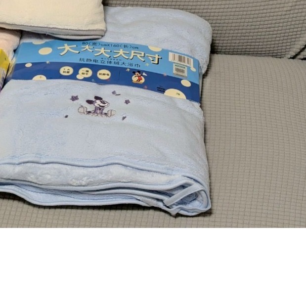 正版授權 迪士尼 米奇 大浴巾 毛巾-規格圖5