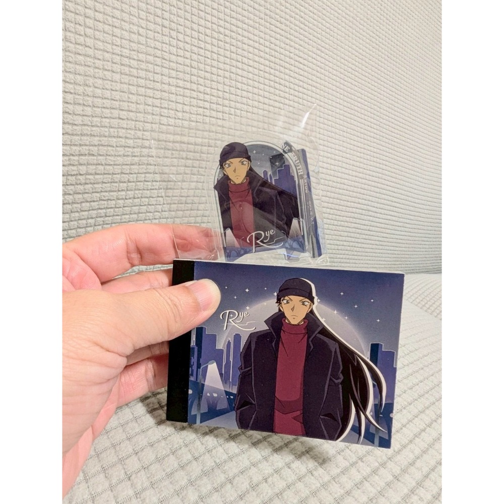 正版授權 名偵探柯南 透夾便籤組 毛利蘭 和葉 平次 赤井 沖矢卯-規格圖6