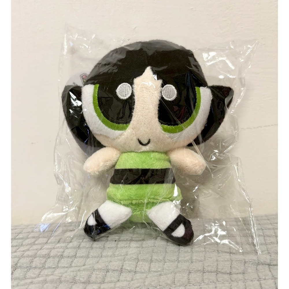 正版雷標 飛天小女警 4吋娃娃吊飾 毛毛 泡泡 花花-規格圖4