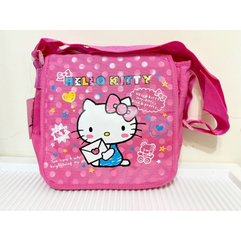 正版雷標 三麗鷗 凱蒂貓kitty兒童側背包-規格圖6
